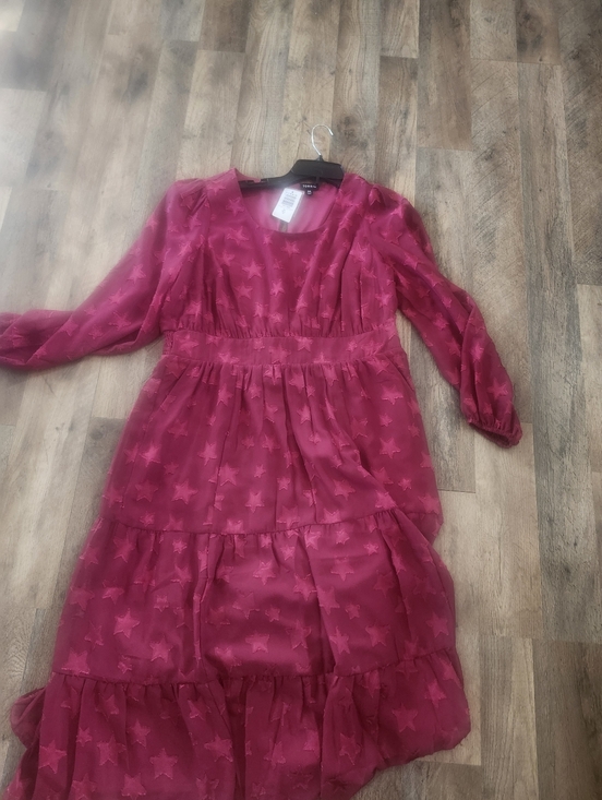 torrid Dresses & Skirts - Torrid Clip Dot Star Midi Dress, 10, NWT